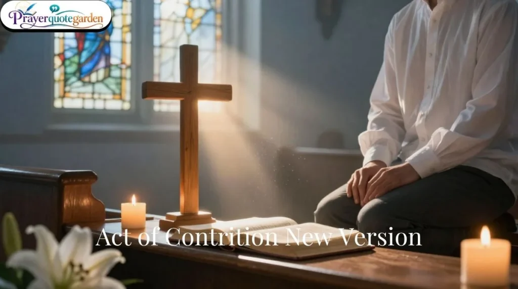 Act of Contrition New Version