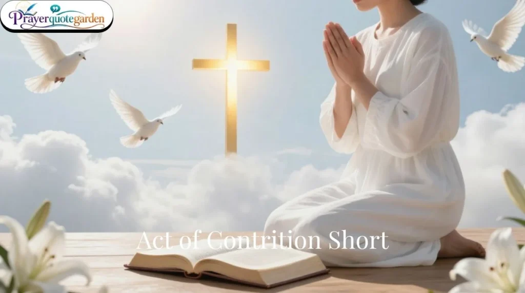 Act of Contrition Short