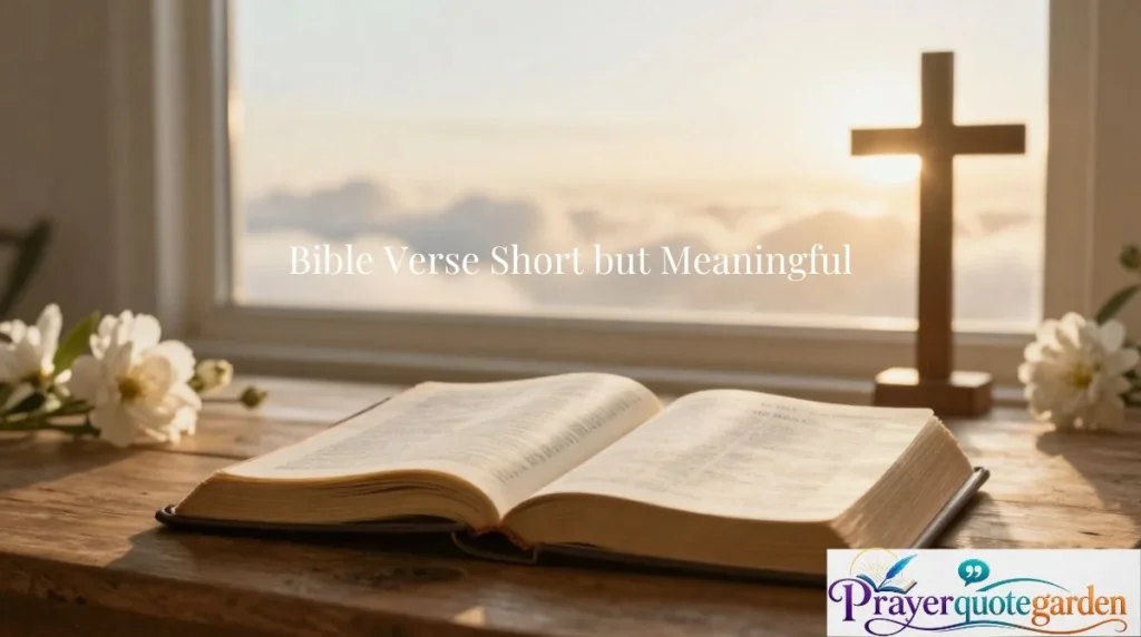 Bible Verse Short but Meaningful