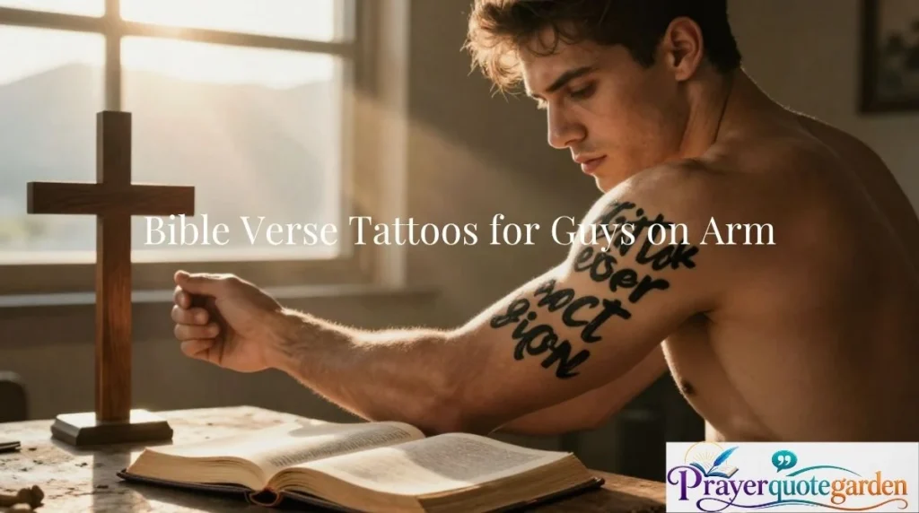 Bible Verse Tattoos for Guys on Arm
