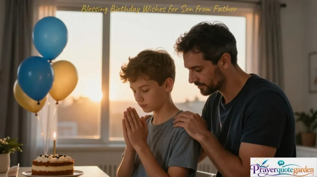 Blessing Birthday Wishes for Son from Father