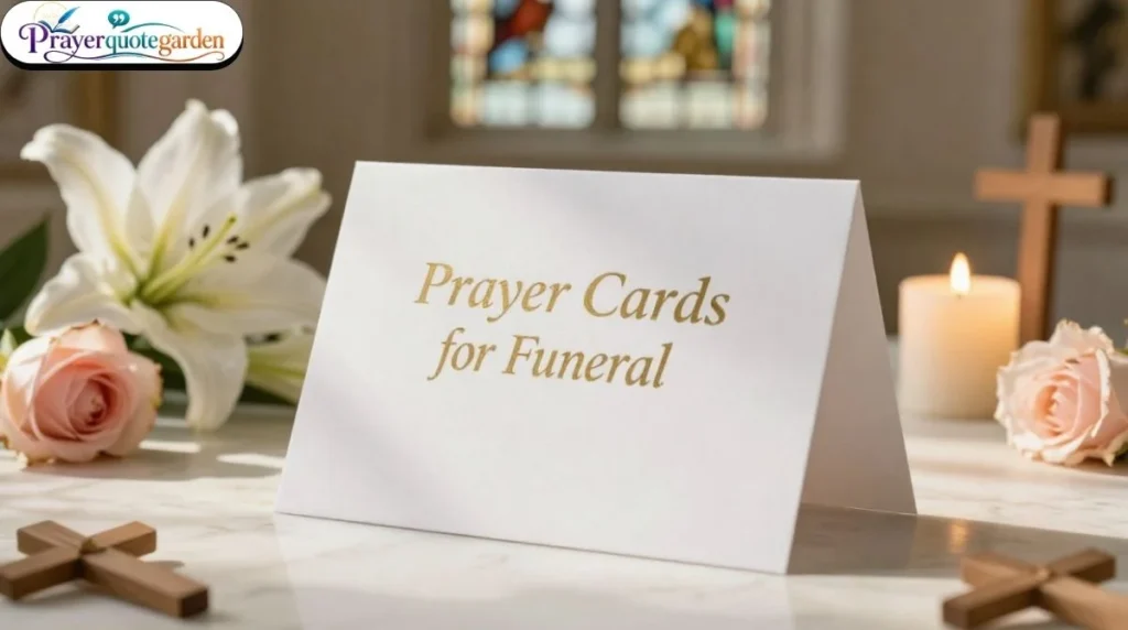 Custom Prayer Cards for Funeral