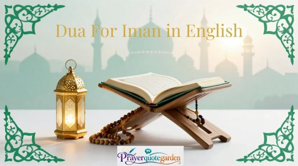 Dua For Iman in English