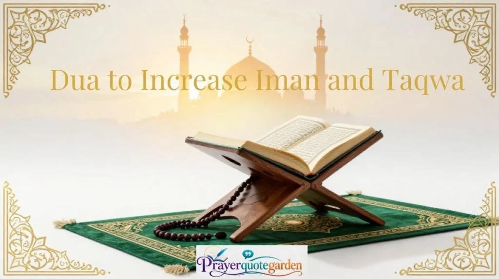 Dua to Increase Iman and Taqwa