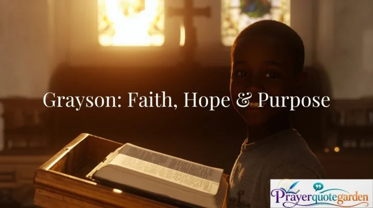 Grayson Name Meaning in the Bible