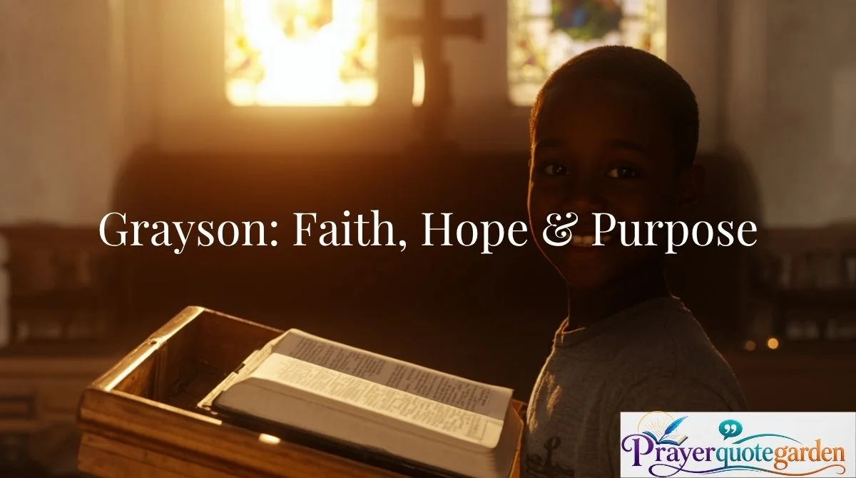 Grayson Name Meaning in the Bible