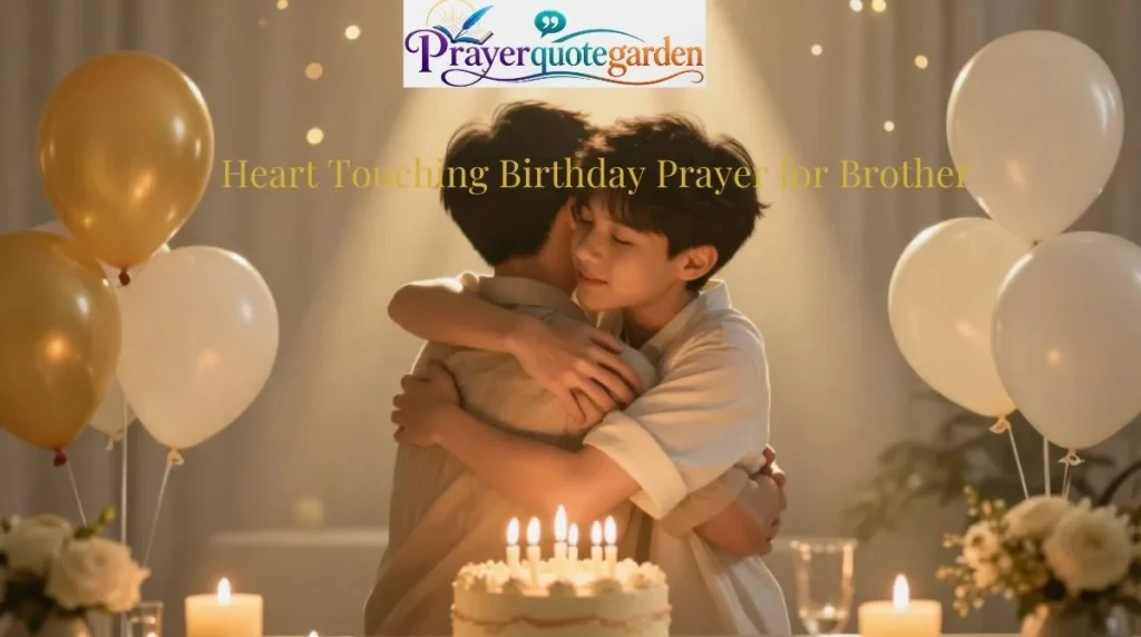 Heart Touching Birthday Prayer for Brother