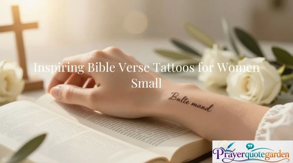 Inspiring Bible Verse Tattoos for Women Small
