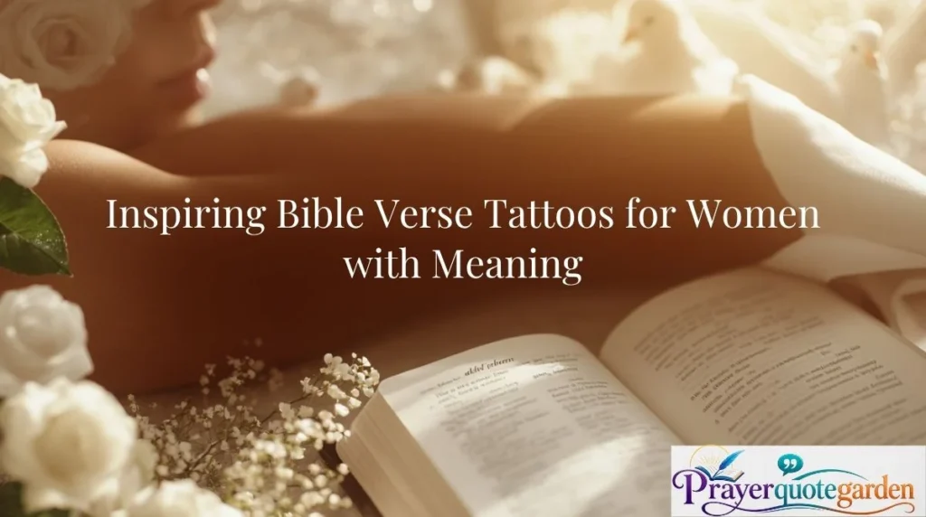 Inspiring Bible Verse Tattoos for Women with Meaning