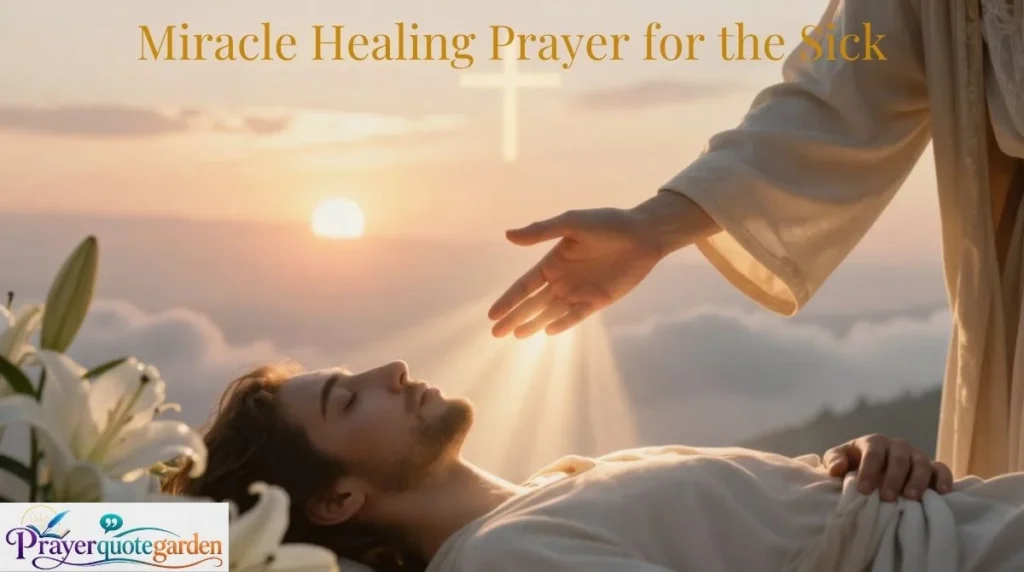 Miracle Healing Prayer for the Sick