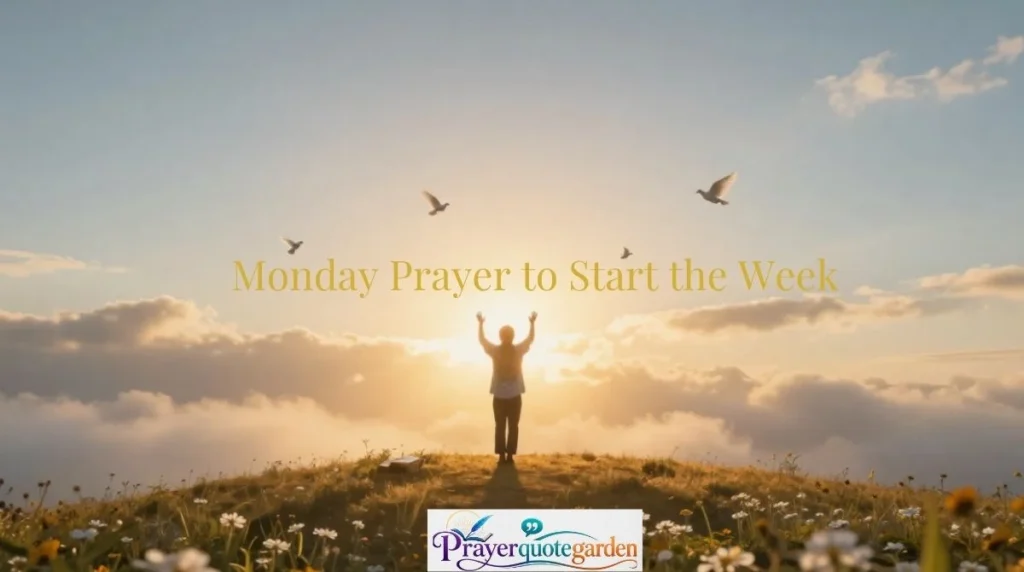 Monday Prayer to Start the Week