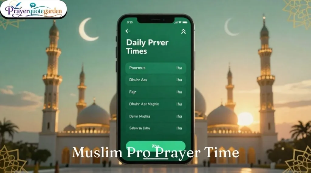 Muslim Pro Prayer Time