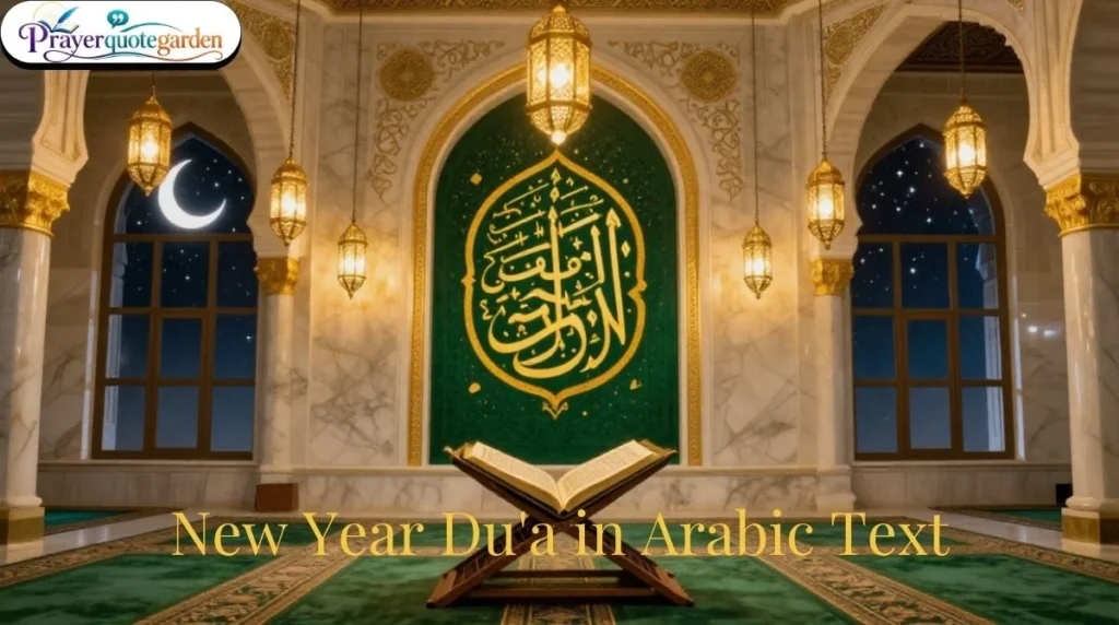 New Year Du'a in Arabic Text