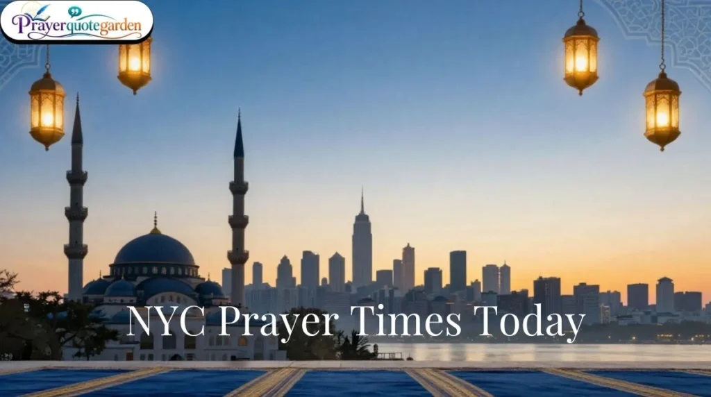 NYC Prayer Times Today