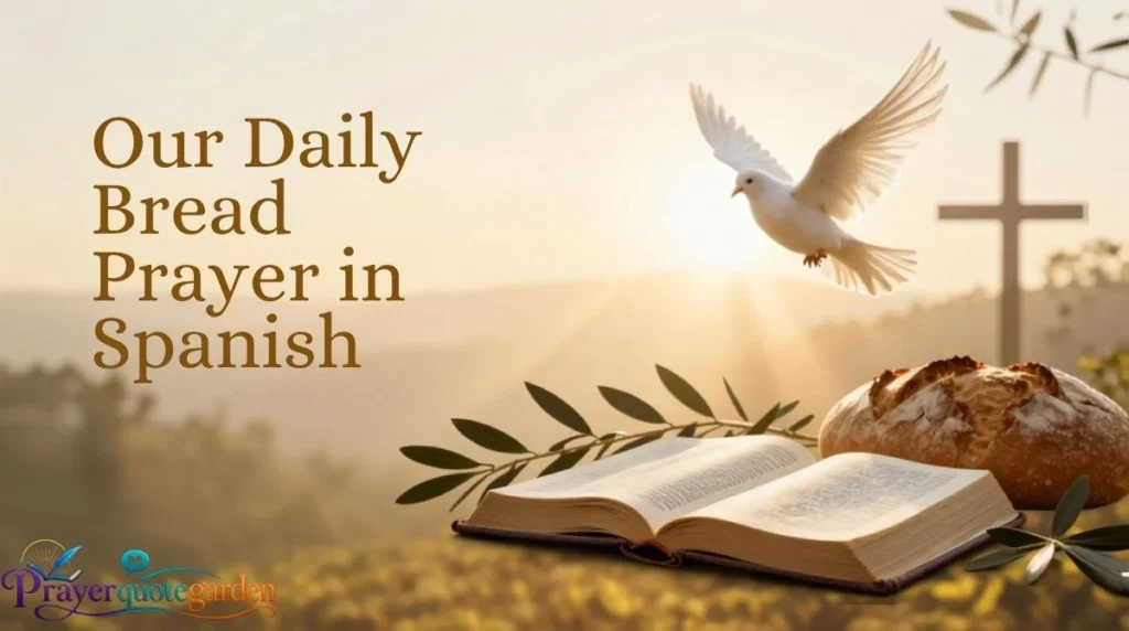 Our Daily Bread Prayer in Spanish