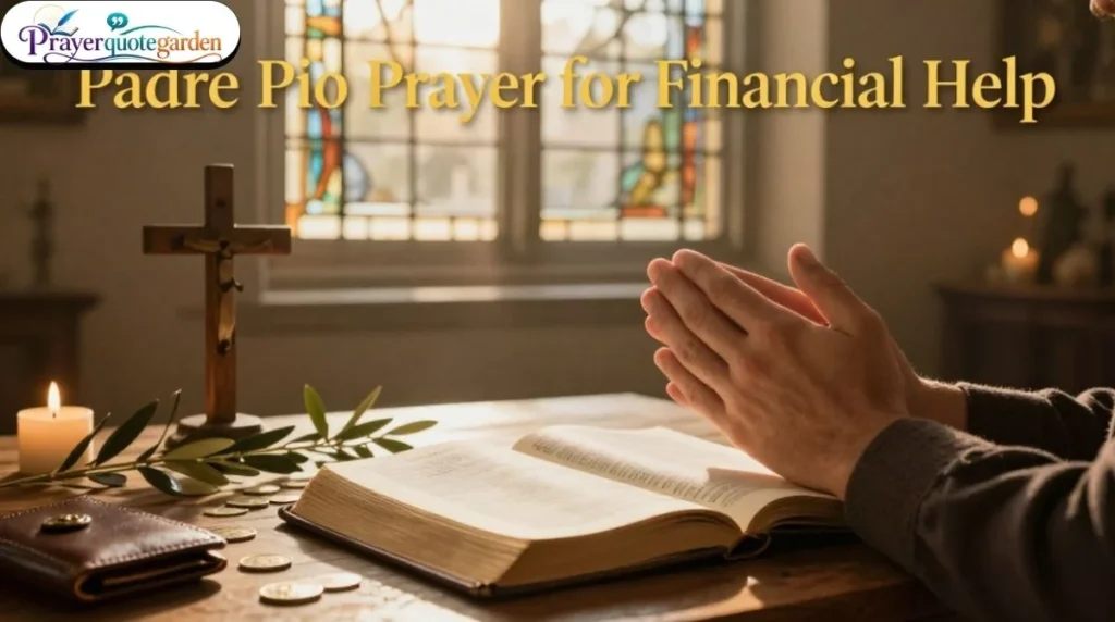 Padre Pio Prayer for Financial Help