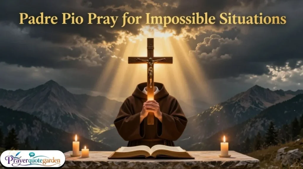 Padre Pio Prayer for Impossible Situations