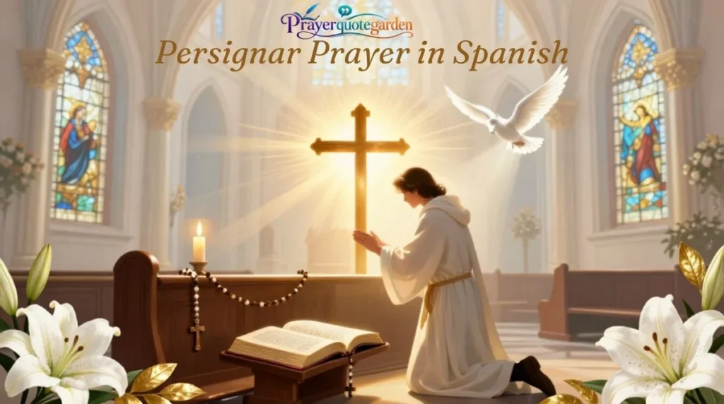 Persignar Prayer in Spanish