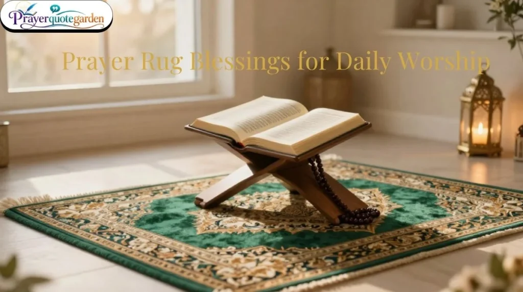 Prayer Rug Blessings for Daily Worship