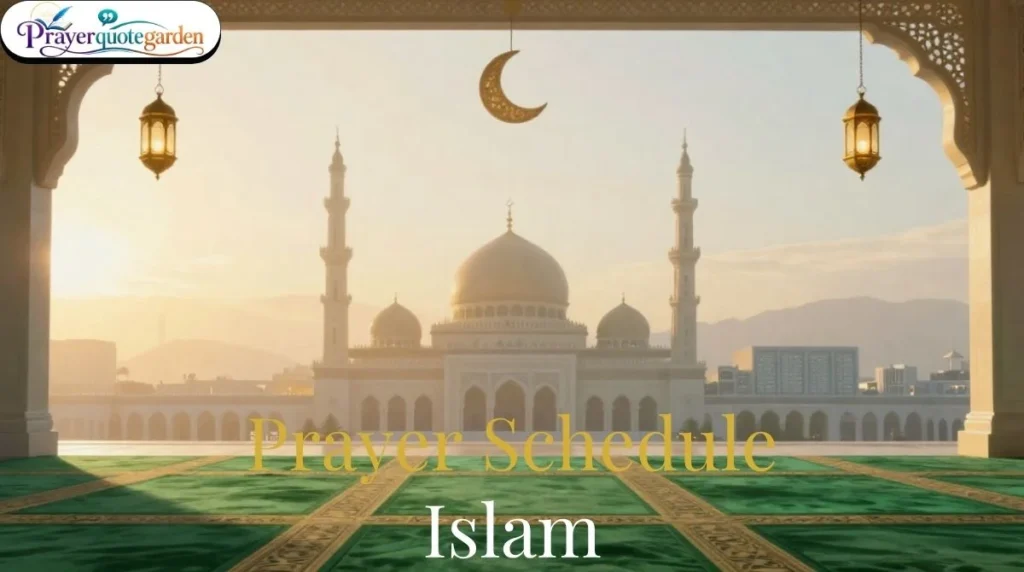 Prayer Schedule Islam