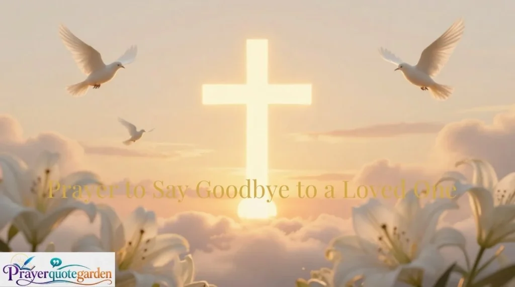 Prayer to Say Goodbye to a Loved One