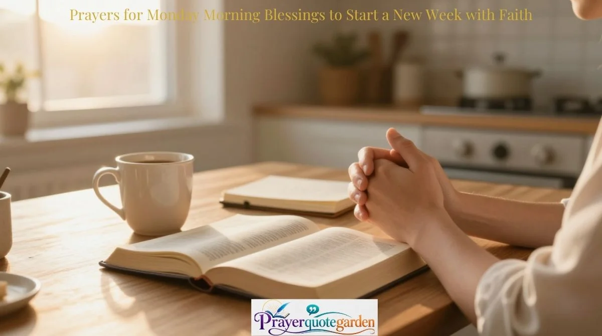 Prayers for Monday Morning Blessings