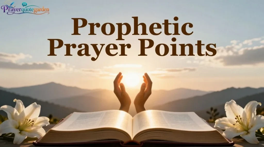 Prophetic Prayer Points