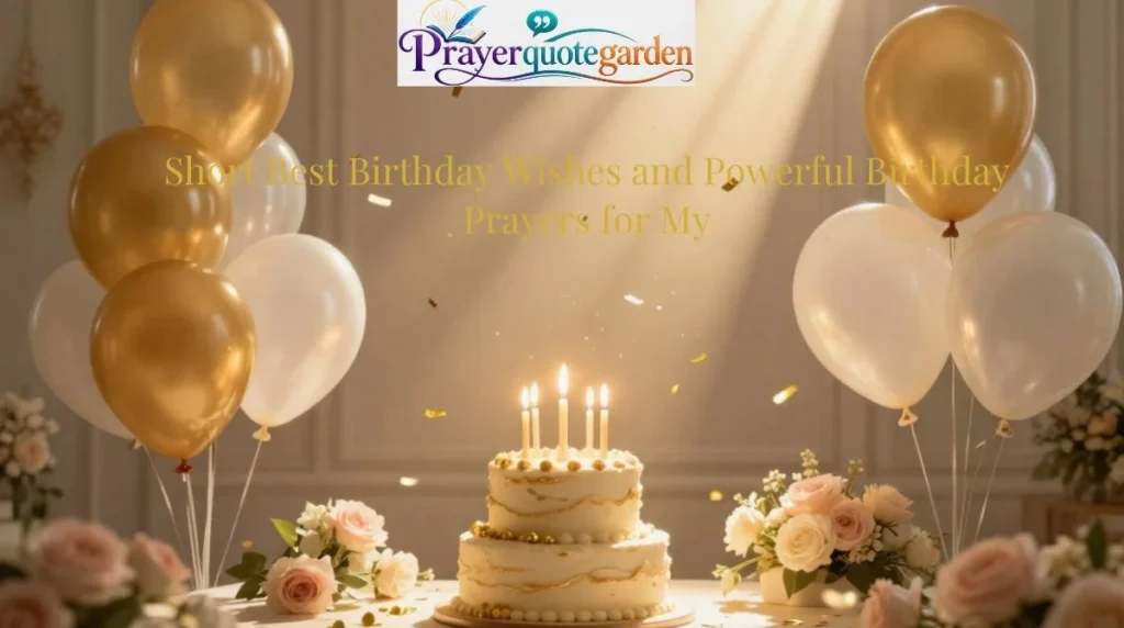 Short Best Birthday Wishes and Powerful Birthday Prayers for My