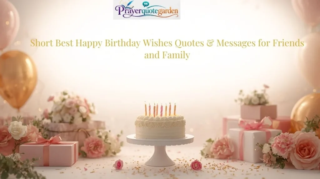 Short Best Happy Birthday Wishes Quotes & Messages for Friends and Family
