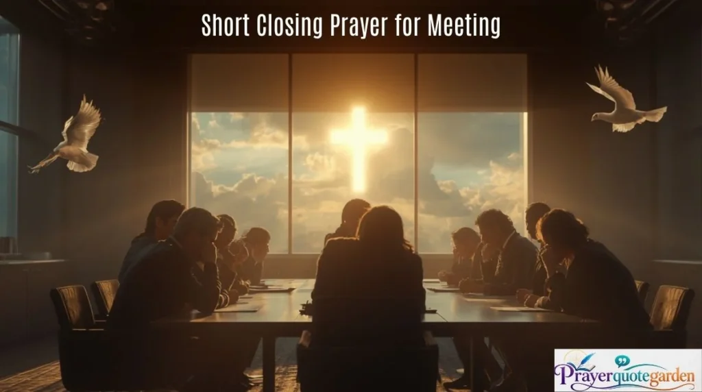 Short Closing Prayer for Meeting