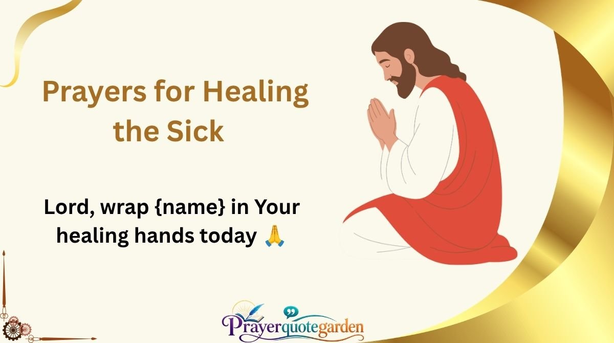 Prayers for Healing the Sick