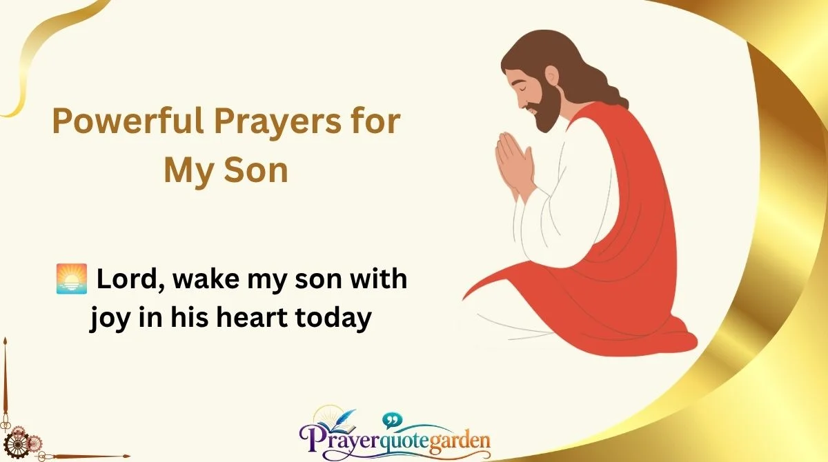 Powerful Prayers for My Son