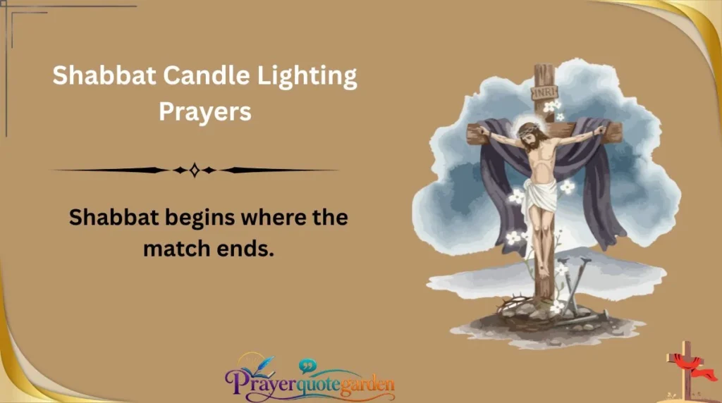 Shabbat Candle Lighting Prayers