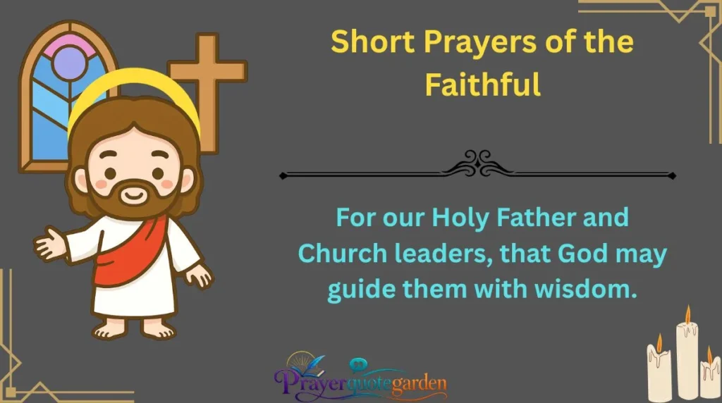 Short Prayers of the Faithful