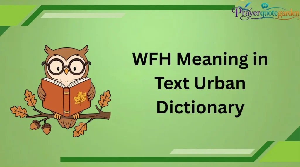 WFH Meaning in Text Urban Dictionary